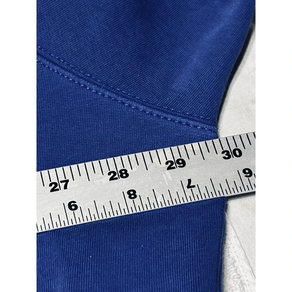Polo Ralph Lauren Big Pony Hoodie Men's 3XLB Royal Blue 3 On Sleeve Fleece VTG